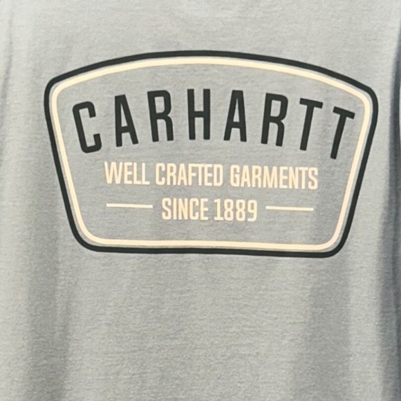 Carhartt Womans Shirt Size Small Relaxed Fit Long Sleeve Pocket T-Shirt Workwear - Picture 5 of 13